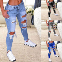 Load image into Gallery viewer, Brushed Denim Cargo Pants for Women - Stretchy, Stylish, and Versatile Fit
