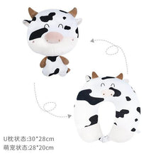 Load image into Gallery viewer, Bubble Kiss Soft Pillow Penguin U-Shaped Sleep Protection Neck Pillow Home Office Nap Body Pillows Travel Car Adult Cute Pillows  U-Shaped Neck Pillow Throw Pillow Neck Supporter Foam particle Headrest Office Nap Desktop Pad Headrest
