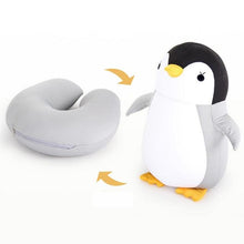 Load image into Gallery viewer, Bubble Kiss Soft Pillow Penguin U-Shaped Sleep Protection Neck Pillow Home Office Nap Body Pillows Travel Car Adult Cute Pillows  U-Shaped Neck Pillow Throw Pillow Neck Supporter Foam particle Headrest Office Nap Desktop Pad Headrest
