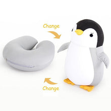 Load image into Gallery viewer, Bubble Kiss Soft Pillow Penguin U-Shaped Sleep Protection Neck Pillow Home Office Nap Body Pillows Travel Car Adult Cute Pillows  U-Shaped Neck Pillow Throw Pillow Neck Supporter Foam particle Headrest Office Nap Desktop Pad Headrest
