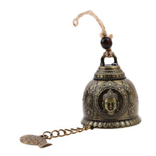 Load image into Gallery viewer, Buddha Statue Pattern Bell Blessing Feng Shui Hanging Ornament Wind Chime For Good Luck Fortune Home Car Hanging Decor Gift Crafts
