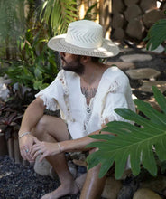 Load image into Gallery viewer, Peter Grimm Buenos Aires - Wide Brim Straw Fedora Hat

