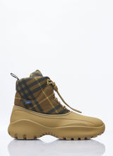 Load image into Gallery viewer, Burberry Men Check Scoot Trek Boots
