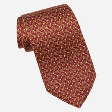 Load image into Gallery viewer, Palio - Printed Silk Tie - Burgundy
