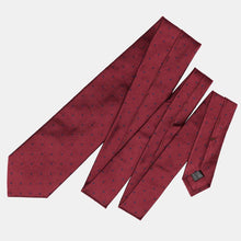 Load image into Gallery viewer, Pisa - Silk Jacquard Tie - Burgundy

