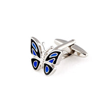 Load image into Gallery viewer, Butterfly Cufflinks in Enamel
