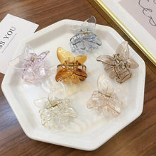 Load image into Gallery viewer, Butterfly Hair Clip Fairy Geometric Acrylic Acetate Hairpins Girls Women Hair Claws Transparent Clip Hair Accessories Barrettes Fashion Hairgrips Accessories For Party
