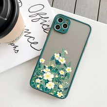 Load image into Gallery viewer, Butterfly Lavender Flower Phone Case For iPhone 13 mini 14 pro max Hard Shockproof Cover Floral Design Built-in Lens Protection Beautiful Design Transparent Back Case Cover for iPhone
