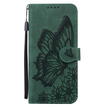 Load image into Gallery viewer, Butterfly Leather Flip Cover For iPhone 14  X XS XR 13 12 11 Pro Max 12 MINI Phone Wallet Case PU Leather Wallet Case Butterfly Flower Pattern Design Magnetic Flip Case Shockproof Protective Cover
