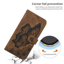Load image into Gallery viewer, Butterfly Leather Flip Cover For iPhone 14  X XS XR 13 12 11 Pro Max 12 MINI Phone Wallet Case PU Leather Wallet Case Butterfly Flower Pattern Design Magnetic Flip Case Shockproof Protective Cover
