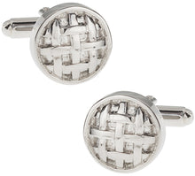 Load image into Gallery viewer, Button Cufflinks of Silver
