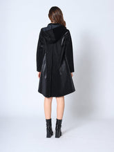 Load image into Gallery viewer, Button Down Glossy Rain Coat
