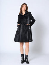 Load image into Gallery viewer, Button Down Glossy Rain Coat
