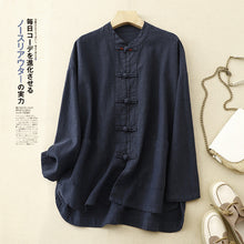 Load image into Gallery viewer, Women’s Retro Chinese-Style Cotton &amp; Linen Loose Top
