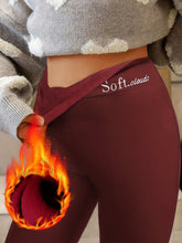 Load image into Gallery viewer, Women’s Fleece-Lined High-Waist Shark Leggings

