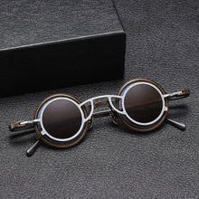 Load image into Gallery viewer, Pure Titanium Small Round Sunglasses – Retro Luxury Shades
