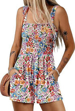 Load image into Gallery viewer, 🌺 Floral Print Sleeveless Beach Jumpsuit
