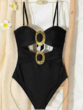 Load image into Gallery viewer, Cutout Sweetheart Neck : One-Piece Swimwear
