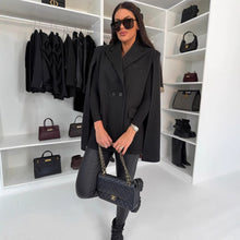 Load image into Gallery viewer, Women’s Solid Color Shawl Coat – Loose Wrap Outerwear
