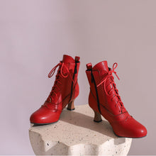 Load image into Gallery viewer, Women’s Dopamine Girl Short Boots – Comic-Con Style Winter Footwear
