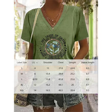 Load image into Gallery viewer, Letter Print Short Sleeve T-Shirt Casual Summer Top
