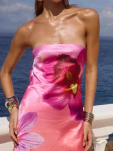 Load image into Gallery viewer, Stylish Printed : Tube Maxi Dress
