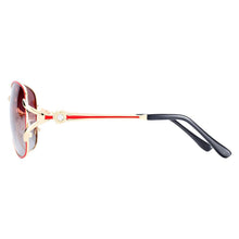 Load image into Gallery viewer, Elegant Women Gradient Luxury Polarized Sunglasses Luxury Round Eyewear With Metal High Quality Frame  lunette de soile
