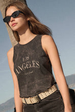 Load image into Gallery viewer, Los Angeles Mineral Washed Graphic Tank Top

