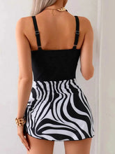 Load image into Gallery viewer, Printed Flower With Wide Straps : One-Piece Swimwear
