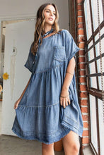 Load image into Gallery viewer, Oversized Mini Dress Relaxed Fit Boho Design Comfortable And Breathable Women Dress
