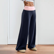 Load image into Gallery viewer, Women’s Wide-Leg Patchwork Pants
