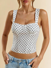 Load image into Gallery viewer, Women’s Polka Dot Underwire Camisole – Party &amp; Date Night Top

