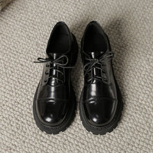 Load image into Gallery viewer, Women’s Solid-Color Retro Slip-On Platform Shoes
