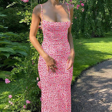 Load image into Gallery viewer, Women's Slim Fit Printed Backless Dress
