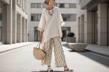 Load image into Gallery viewer, Women’s Beach Vacation Two Piece Set – Loose Summer Outfit
