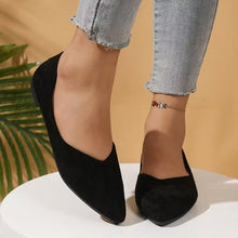 Load image into Gallery viewer, Women's Suede Pointed-Toe Flat Shoes

