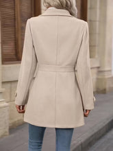 Load image into Gallery viewer, Women’s Elegant Woolen Coat – Medium-Length Lapel Slim Fit Winter Coat
