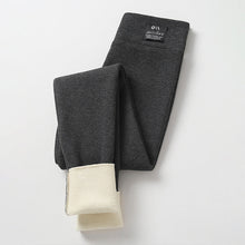 Load image into Gallery viewer, Women’s Lambswool Fleece-Lined High-Waist Winter Leggings
