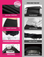 Load image into Gallery viewer, Cropped High-Waisted Yoga Pants with Diagonal Pockets
