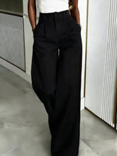 Load image into Gallery viewer, Women's Loose Flowing Straight-Leg Floor-Length Pants
