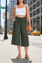 Load image into Gallery viewer, Women’s Elastic Cropped Wide-Leg Pants
