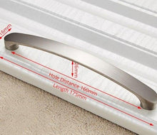 Load image into Gallery viewer, Cabinet Handles Kitchen Door Handles Drawer Knobs Aluminum Alloy Wardrobe Door Handles Brushed Modern Style Hardware  Stainless Steel Kitchen Cabinet Pulls For Kitchen Cabinet Drawer Door Cupboard Decorative Modern Hardware For Cabinet
