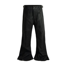 Load image into Gallery viewer, WAXED FLARE BIKER DENIM
