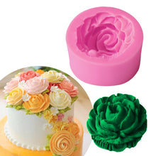 Load image into Gallery viewer, Cake Decorating Tools 3D Rose Flower Silicone Mold Gift Decorating Chocolate Cookie Soap Baking Molds Flower Bloom Rose Shape Silicone Soap 3D Cake Molds Cupcake Jelly Candy Chocolate Decoration Baking Tool Molds
