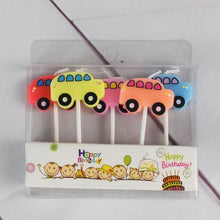 Load image into Gallery viewer, Cake Topper Bear Candles Cartoon Smiley Face Birthday Insert Creative  Party Cake Handmade Smiley Daisy Flower Cake Toppers For Birthday Party
