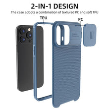 Load image into Gallery viewer, Camera Case Wireless Charging  with Sliding Lens Cover Slim Magnetic Case For iPhone 13Pro Slide Lens Protection Magnetic Wireless Charging Phone Case For iPhone 13 12 Pro Max 13 Shockproof iphone Cover
