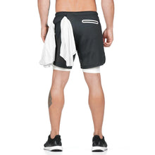Load image into Gallery viewer, Camo Running Shorts Men Gym Sports Shorts 2 In 1 Quick Dry Workout Training Gym Fitness Jogging Short Pants Summer Men Shorts  Men's Running Gym Shorts Breathable with Pockets Quick Dry Sportswear

