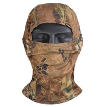 Load image into Gallery viewer, Camouflage Balaclava Full Face Mask for Cycling Hunting Army Bike Military Helmet Liner Tactical Airsoft Cap Scarf Mask Moto Face Mask Balaclava Moto Riding Motorbike Biker Racing Breather Mask Ski Hat Spring Summer For Men Women
