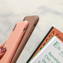 Load image into Gallery viewer, Candy Color Case for iPhone 13 12 14 Pro Max Ultra Thin Soft Back Phone Cover On iPhone Colorful Thin Case Protective Cover Soft Silicone Mobile Phone Case Cover
