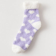 Load image into Gallery viewer, Candy Warm Lady Heart Cute Winter Kawaii Thick Casual Women Socks Fuzzy Fluffy Terry Warm Socks Short Cute Cotton Socks Winter Socks Short Socks For Men And Women
